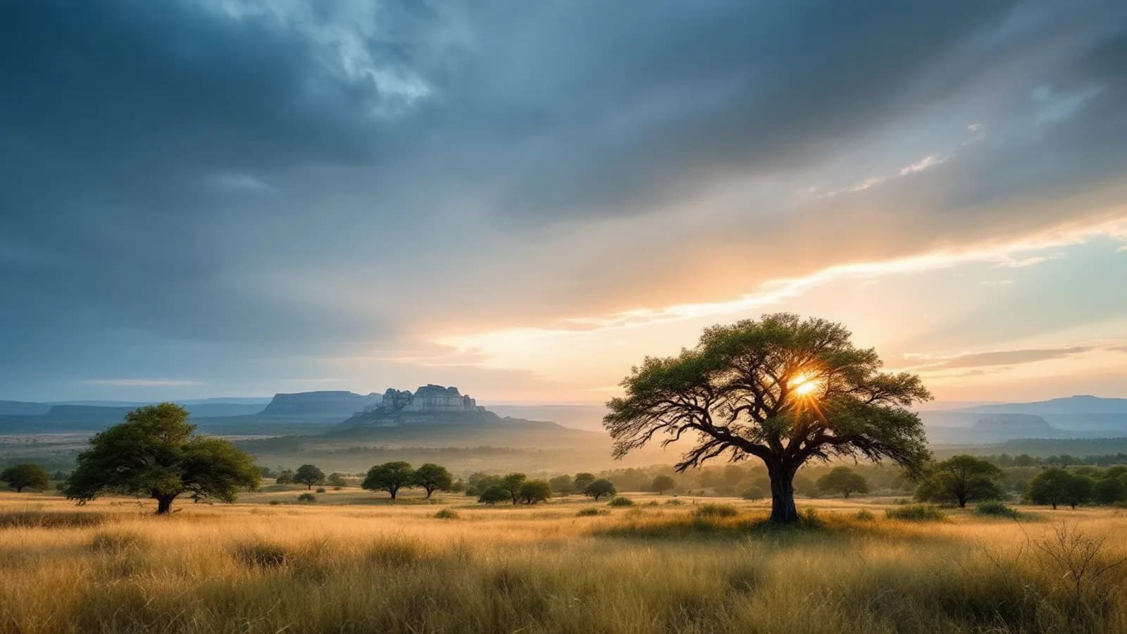 Open Texas landscape with oak trees near teen and young adult recovery programs